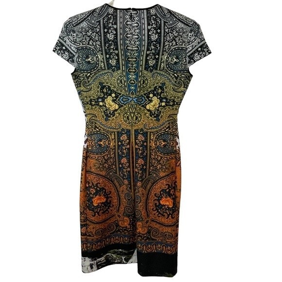 Clover Canyon Dress Cap Sleeve Orchid Design - Picture 7 of 7